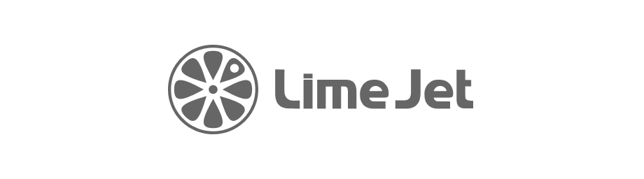 LimeJet logo - sustainable transportation and rental service