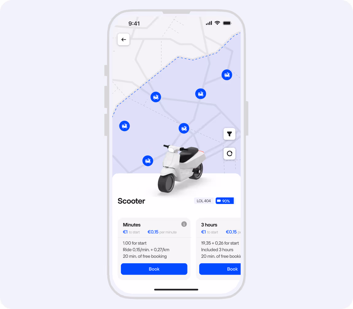 Experience the convenience of renting without an app with our platform