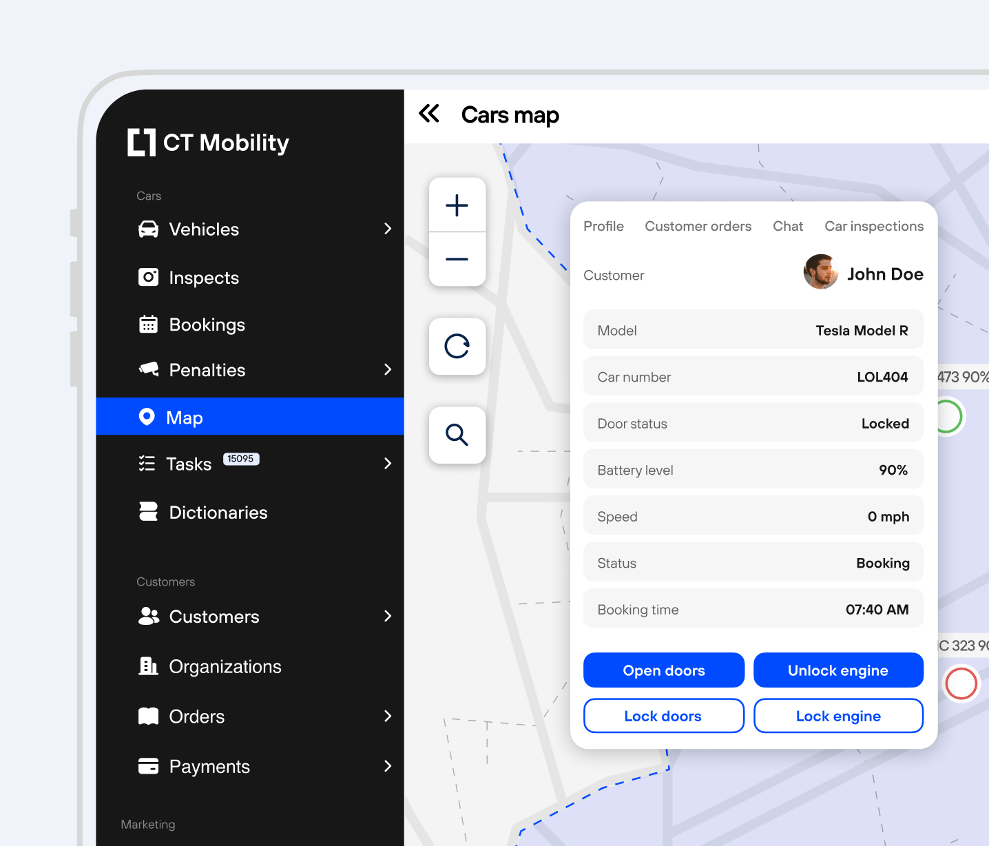 Car Sharing Software - CT Mobility